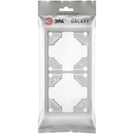 Рамка 2-м Galaxy алюм. 15-5002-03 Эра Б0070846