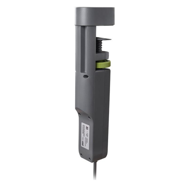 Удлинитель 3х1.5м на струбцине с заземл. с выкл. 3 USB выхода (2А+1С) IP20 ПВС 3х1 ETD-03U-150-gy (3х1.5) сер. JAZZway 5059559