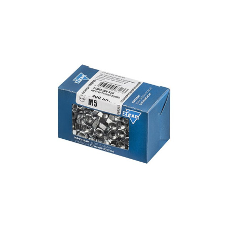 Гайка шестигранная М5 DIN 934 оцинк. (уп.400шт) Tech-Krep/Zitar 105246