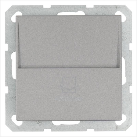 Выключатель карточный 10А IP20 отельный механизм алюм. Jasmart G6209S