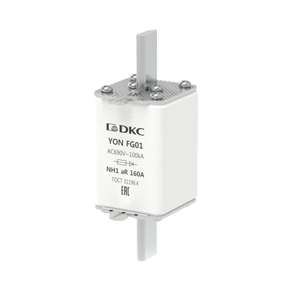Предохранитель YON ножевого типа FG1 160А 690В хар-ка aR DKC 1FG01-0160-690V-AR
