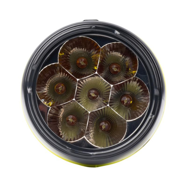 Фонарь аккумуляторный ручной AccuF2-L07-gn 7LED аккум. 4В 0.4А.ч 25проц. (10ч)/100проц. (2.5ч) зел. ФАZА 2857873