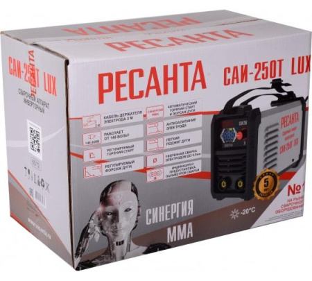 Аппарат сварочный инверторный САИ-250Т LUX Ресанта 65/72