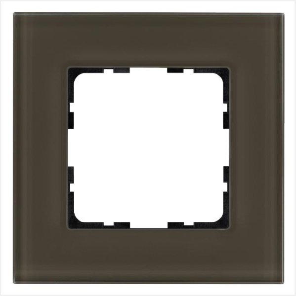 Рамка 1-м G-Glass стекло каперсовый Jasmart G1001GT