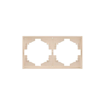 Рамка STRONG 2-постовая шелк Kranz KR-78-0752-8