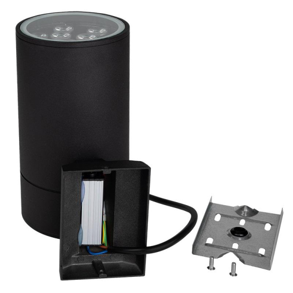 Светильник светодиодный PWL-200110/30D 1х9Вт 3000К IP65 BL архитектурный JazzWay 5064614
