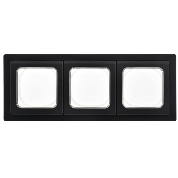 Рамка 3-м СП FLITE Рпро-3-55-ФлЧ IP55 черн. IEK FI-M30-32-55-K02