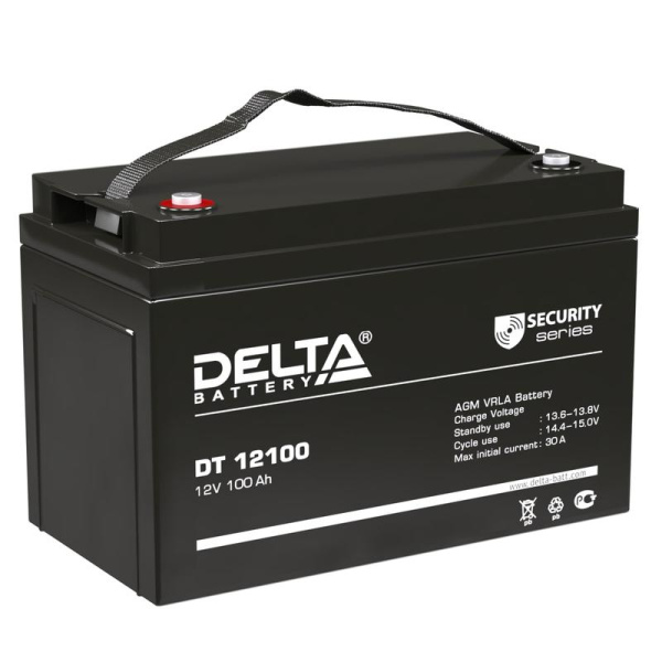 Аккумулятор ОПС 12В 100А.ч DT 12100 Delta 4614010040007
