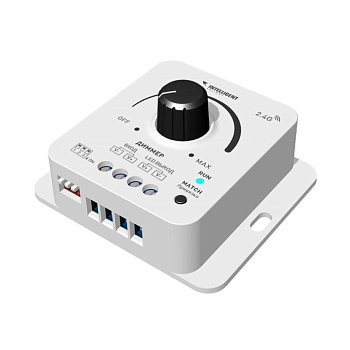 Диммер SMART-PWM-101-32-DIM-SUF 12-48В 1х8А 2.4G IP20 пластик INTELLIGENT ARLIGHT 050417