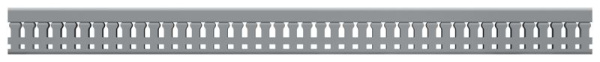 Кабель-канал перфорированный 25х30мм L2000 IMPACT IEK IM-KK50-025-030-005-K03
