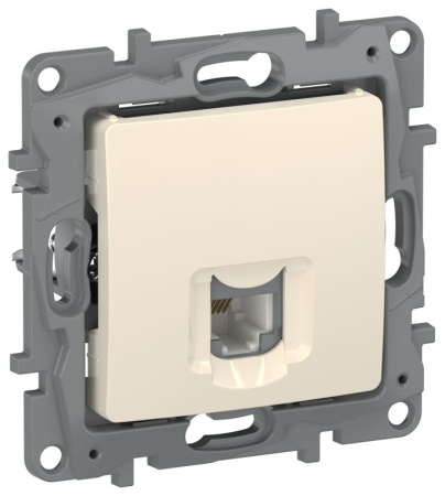 Розетка телефонная 1-м IEKETIKA RJ11 IP20 сл. кость IEK 6723401