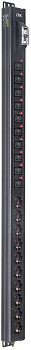Блок распределения питания BASE PDU PV1101 24U 1ф 16А 10SCHUKO 10C19 без каб. ITK BS-PV70-10D-10C19-11