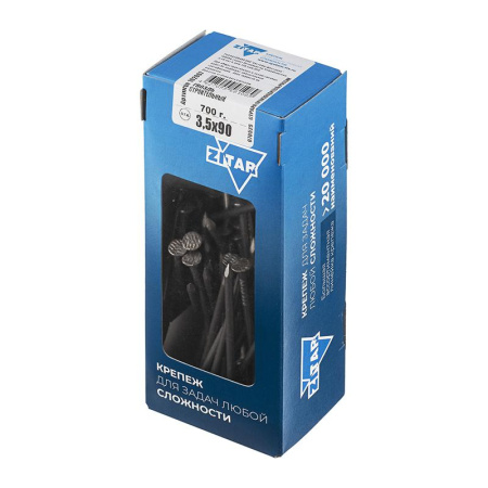 Гвоздь строительный 3.5х90 (уп.700г) Tech-Krep/Zitar 102007