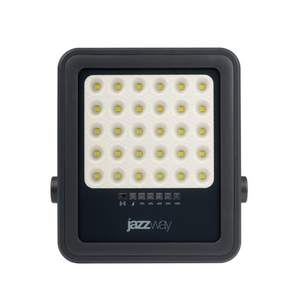 Прожектор светодиодный PFL SOLAR 02 100 IP65 6500К GR ДО с солнечн. панелью и пультом JazzWay 5058477