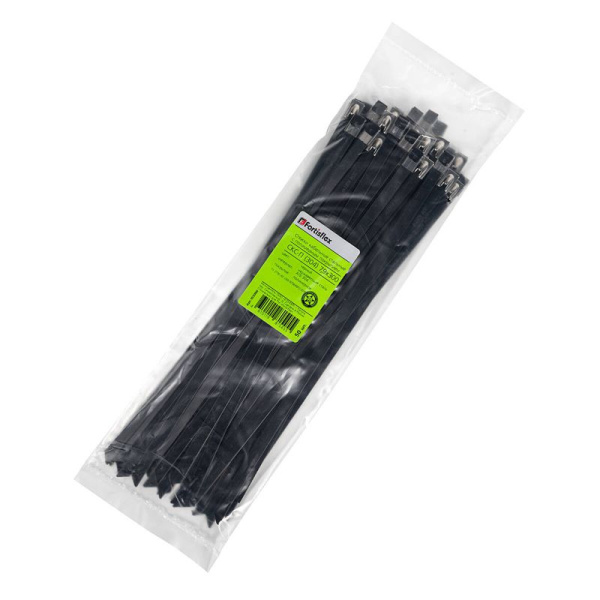 Хомут кабельный СКС-П (304) 7.9х300 черн. (уп.50шт) Fortisflex 103090