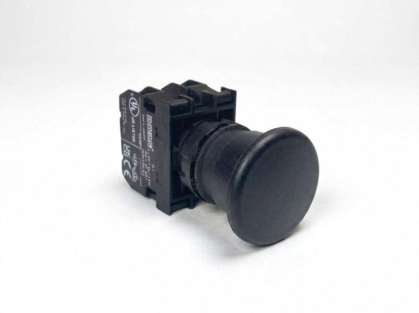 Кнопка "Грибок" черн. EMAS B102MH