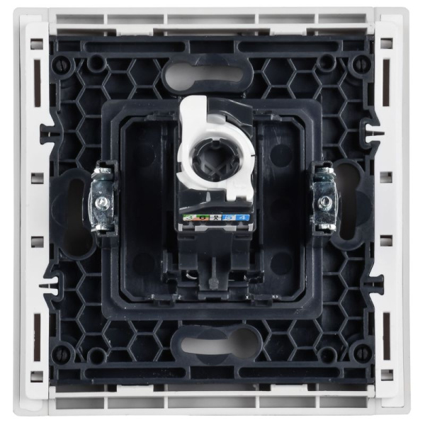 Розетка компьютерная RJ45 кат.5E FORTE&PIANO FP232 бел. IEK FP-K10-1-K01