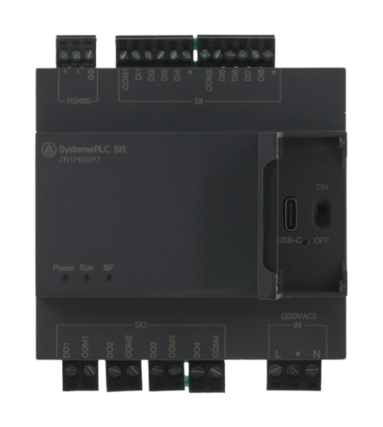 Реле интеллектуальное SR1 220В AC 12 IO: 8 DI; 4 DO (реле) 1хRS485 SE ZR1PB00P7