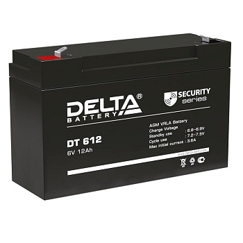 Аккумулятор ОПС 6В 12А.ч DT 612 Delta 4614010040033