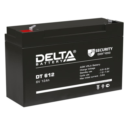 Аккумулятор ОПС 6В 12А.ч DT 612 Delta 4614010040033