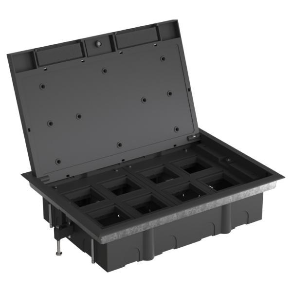 Люк MultiDesk MDK10 на 16мод. IP40 с монтажной коробкой для фальшпола SE MDK10116
