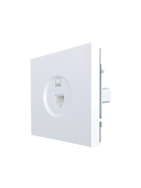 Розетка компьютерная 1-м СП ZIMA IP20 кат.5 механизм бел. LEZARD 704-0288-139