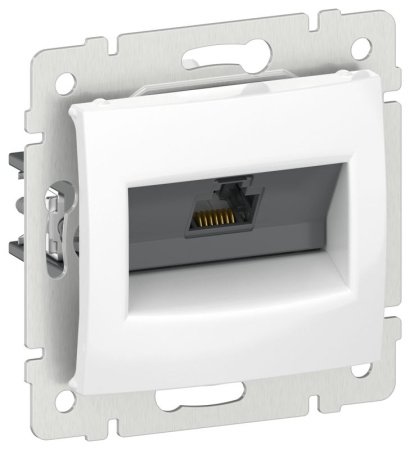Розетка компьютерная IEKVALENA RJ45 кат.6 UTP бел. IEK 6941071