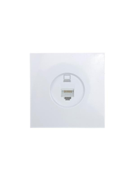 Розетка компьютерная 1-м СП ZIMA IP20 кат.5 механизм бел. LEZARD 704-0288-139