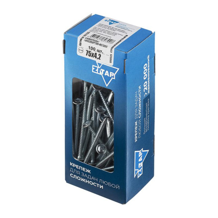 Саморез ШСГМ 4.2х75 (уп.100шт) Tech-Krep/Zitar 102135
