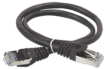 Патч-корд кат.5E FTP LSZH 7м черн. ITK PC09-C5EFL-7M