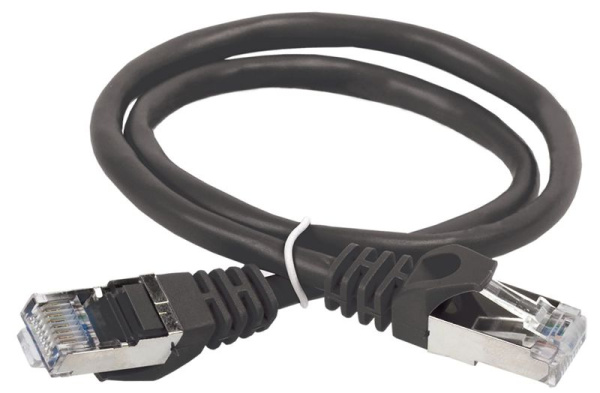 Патч-корд кат.5E FTP LSZH 7м черн. ITK PC09-C5EFL-7M