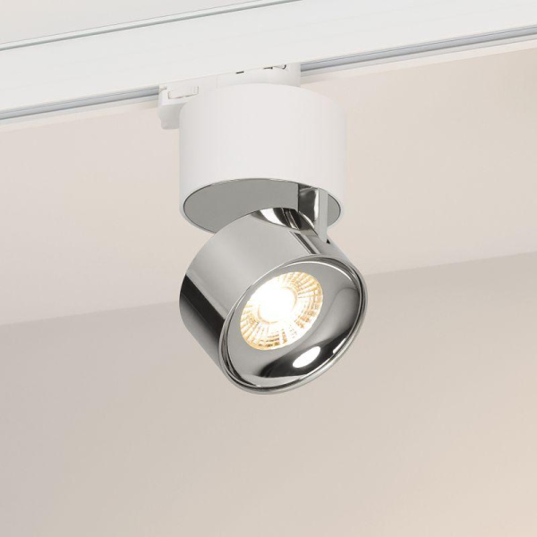 Светильник SP-PLURIO-TRACK-4TR-R77-9W Day4000 WH-CHR 36 deg 230В 9Вт 4000К IP20 метал. Arlight 038104