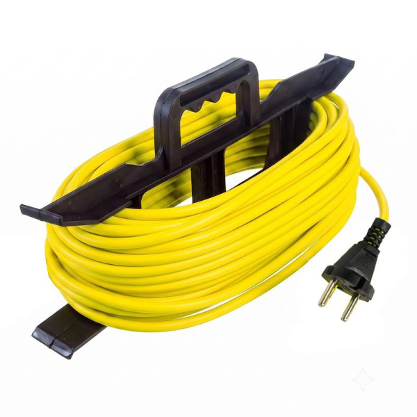 Удлинитель-шнур на рамке 1х30м без заземл. 6А IP20 1.3кВт Союз 481S-5103