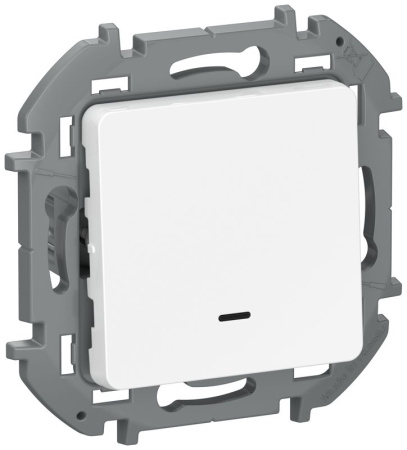 Переключатель 1кл подсв 6L 10АХ б/к IEKINSPIRIA бел. IEK 6736601