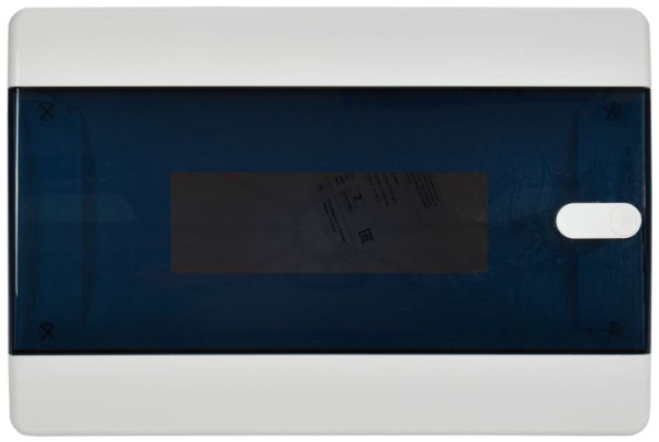 Корпус ЩРН-П-12 UNION Compact IP41 черн. прозр. дверь пластик. IEK UIC-KP12-N-12-41-K01