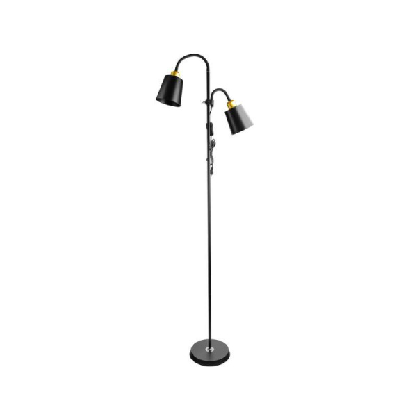 Светильник Ultraflash UF-404 C02 Е27 торшер напольн. черн. Ultraflash 15728