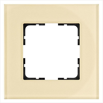Рамка 1-м G-Glass стекло шампань Champagne Gold Jasmart G1001GG
