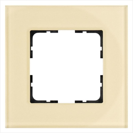 Рамка 1-м G-Glass стекло шампань Champagne Gold Jasmart G1001GG