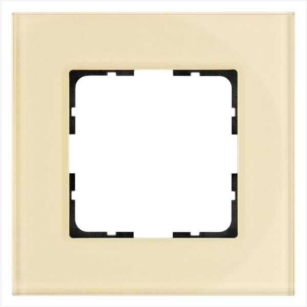 Рамка 1-м G-Glass стекло шампань Champagne Gold Jasmart G1001GG