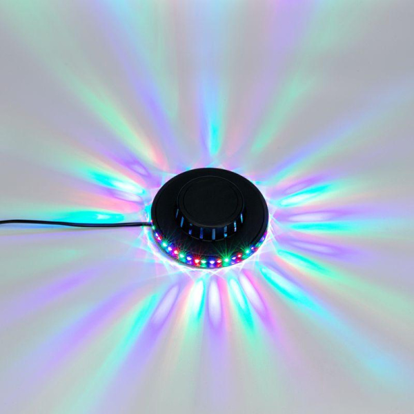 Диско-лампа светодиодная "Летающая тарелка" 48 LED 230В черн. Neon-Night 601-260