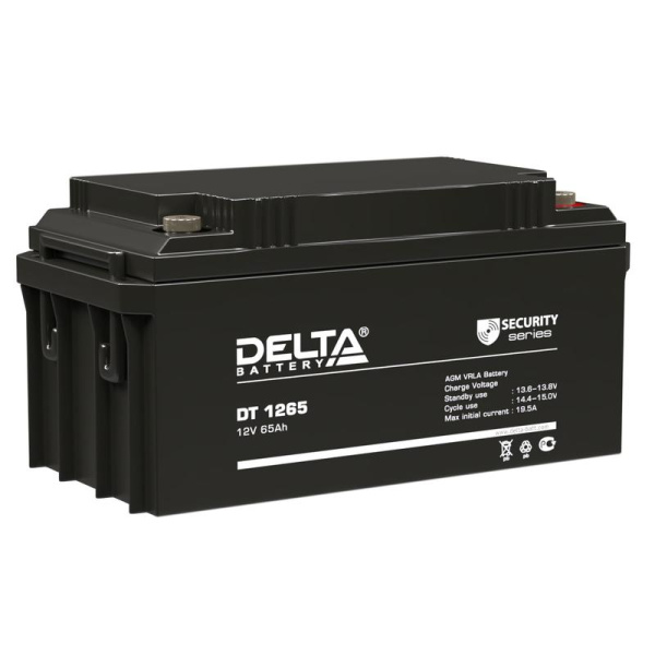 Аккумулятор ОПС 12В 65А.ч DT 1265 Delta 4614010040019