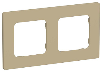Рамка 2-м СП FLITE РУ-2-К-ФлХ хаки IEK FI-M22-32-20-K59