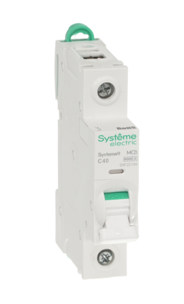 Выключатель автоматический 1п C 40А 6кА Systeme9 230В SE S9F22140