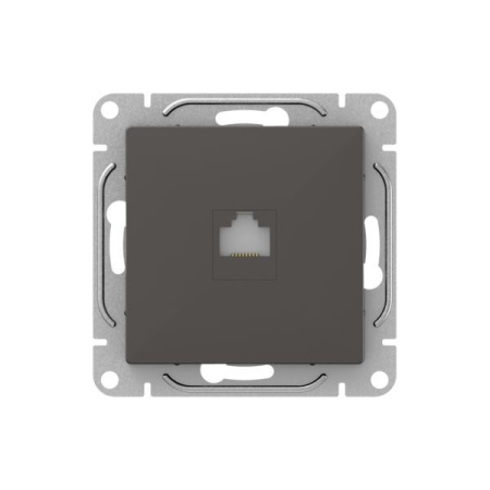 Розетка RJ45 (кат.6) мокко. Эпика EKF UP1-SOM-RJ45-6