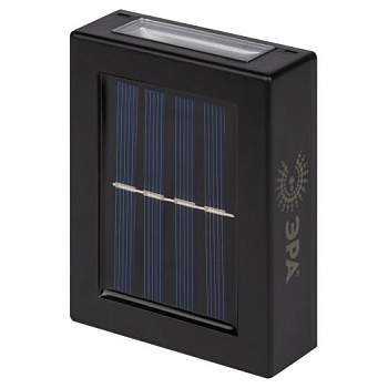 Светильник светодиодный ERAFS024-02 "Практик" 2LED 7х3х10см уличный настенный на солнечн. батарее Эра Б0057592