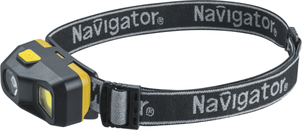 Фонарь аккумуляторный налобный 95 553 NPT-H39-ACCU XPE LEDx3Вт+COBx3Вт 5 реж Li-ion 0.5 NAVIGATOR 95553