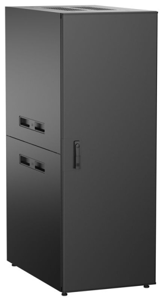 Шкаф сетевой напольн. UNITBOX N 19дюйм 33U 600х1000мм передн. дверь метал. черн. ITK UBN05-33U61-M
