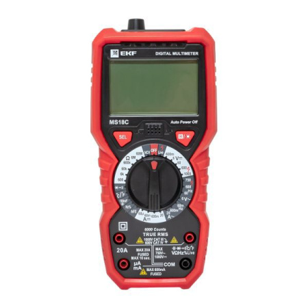 Мультиметр цифровой MS18C Professional EKF In-180701-pm18C
