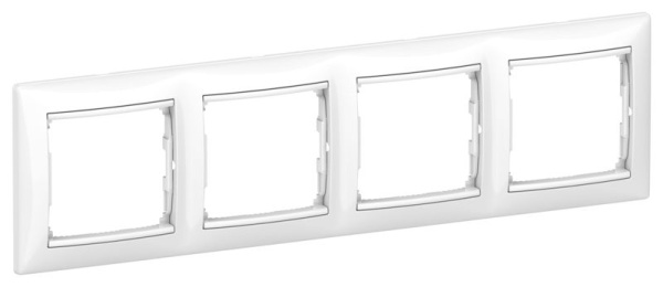 Рамка 4-м СП IEKVALENA IP20 бел. IEK 6942551