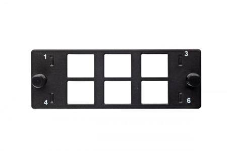 Планка Q-SLOT 6хKeystone UTP Eurolan 27M-00-01-06BL